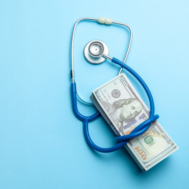 blue stethoscope